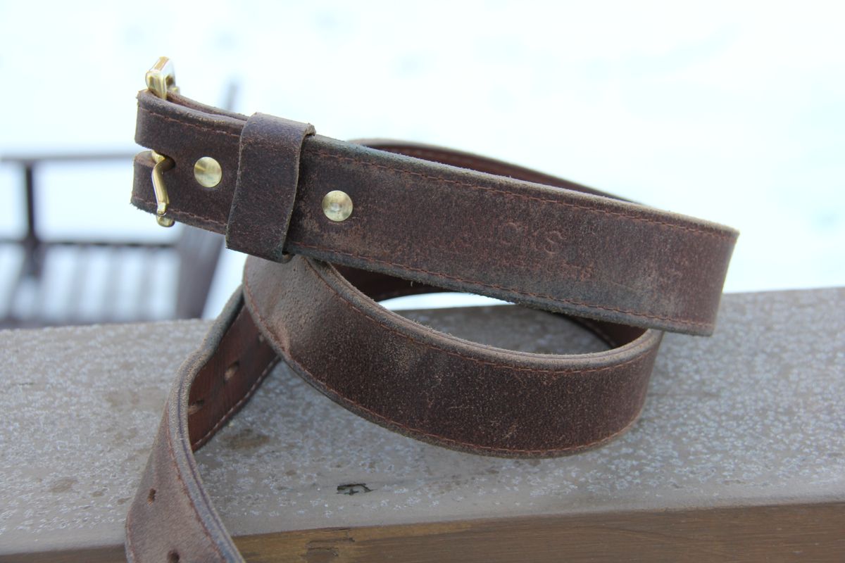 Photo by jbyer111 on February 6, 2026 of the Nicks Heritage Belt in Horween Natural Waxed Flesh.