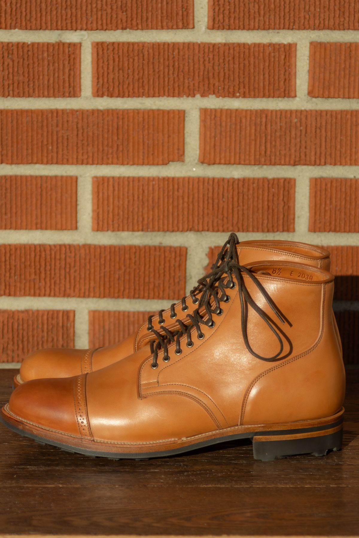 Photo by rsielaff on October 1, 2023 of the Viberg Service Boot BCT in Maryam Bruciato TPR Horsebutt.