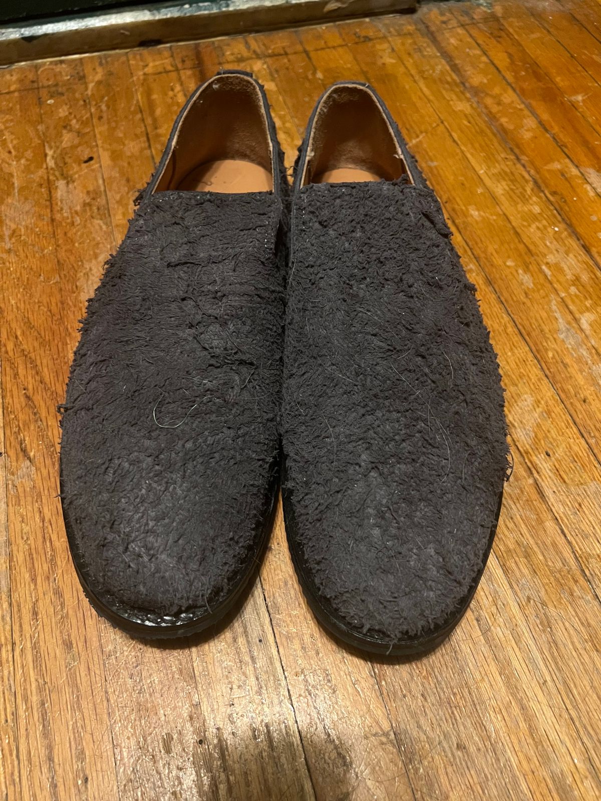 Photo by canary on November 5, 2023 of the Viberg Slipper in C.F. Stead Teak Waxy Mohawk.