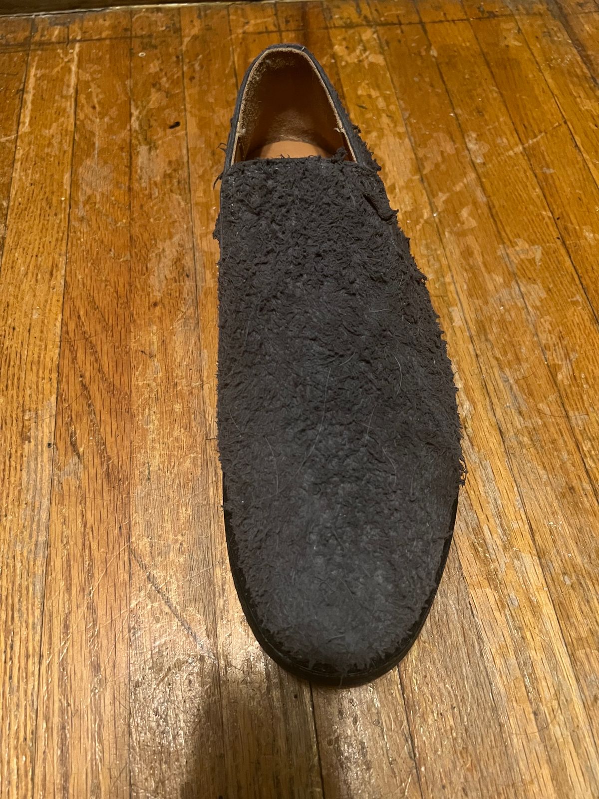 Photo by canary on November 5, 2023 of the Viberg Slipper in C.F. Stead Teak Waxy Mohawk.
