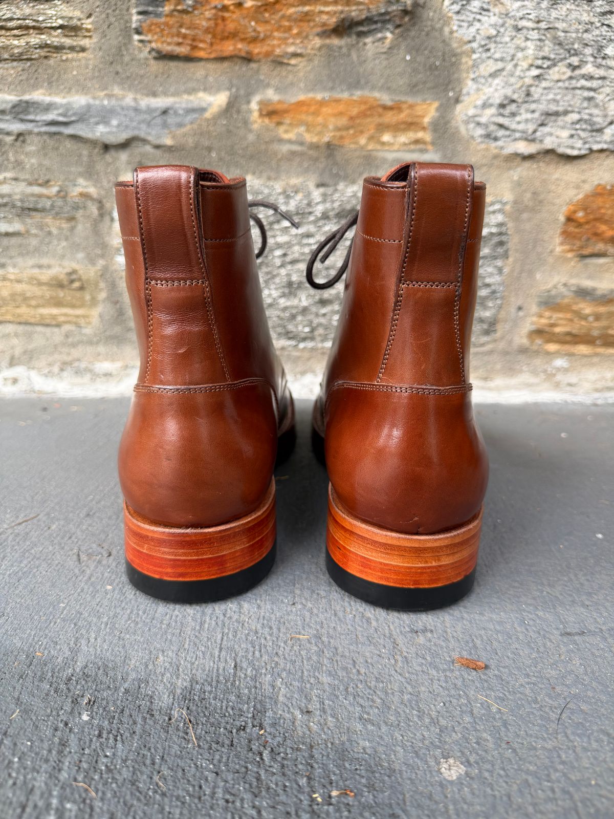 Photo by heroyjenkins on September 30, 2025 of the Blkbrd Shoemaker Rudiger-Z Service Boot in Maryam Toscanello TPR Horsebutt.