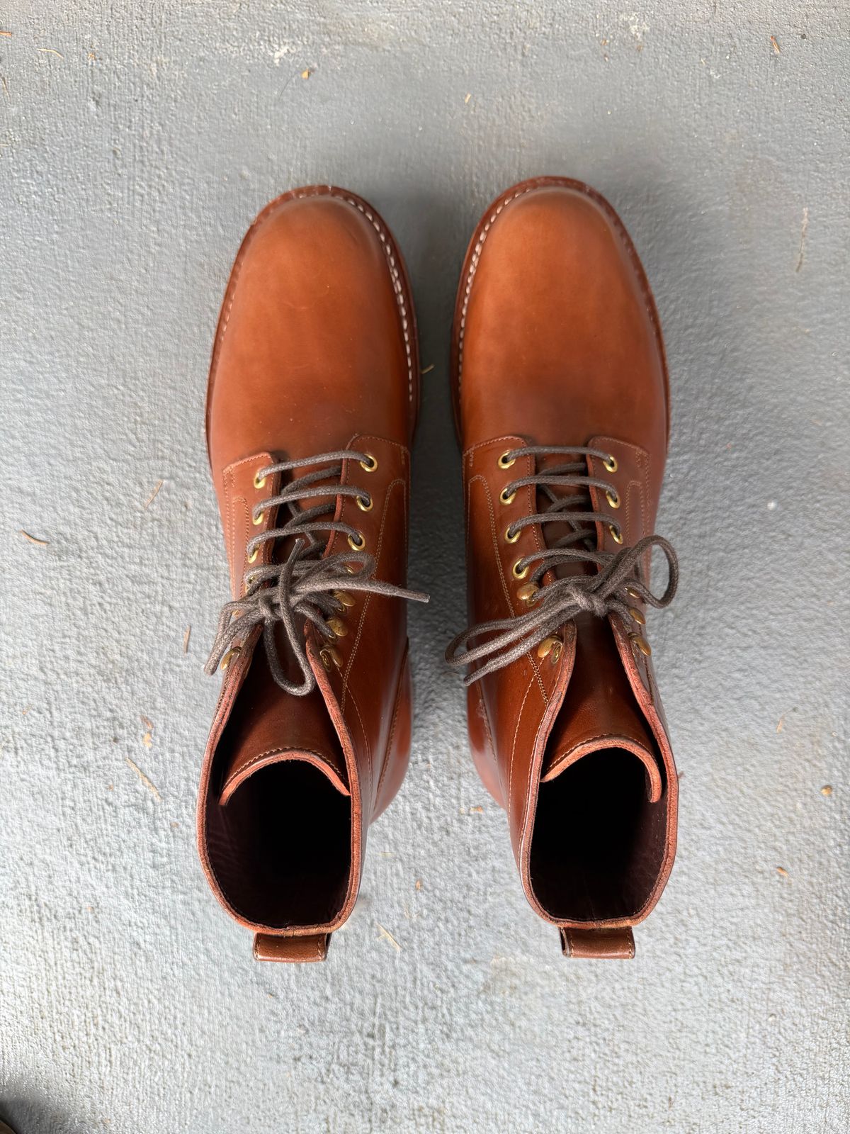 Photo by heroyjenkins on September 30, 2025 of the Blkbrd Shoemaker Rudiger-Z Service Boot in Maryam Toscanello TPR Horsebutt.