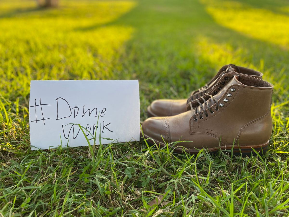 Photo by JuwannaBootMayne on October 2, 2022 of the Viberg Service Boot in Unlisted Leather.