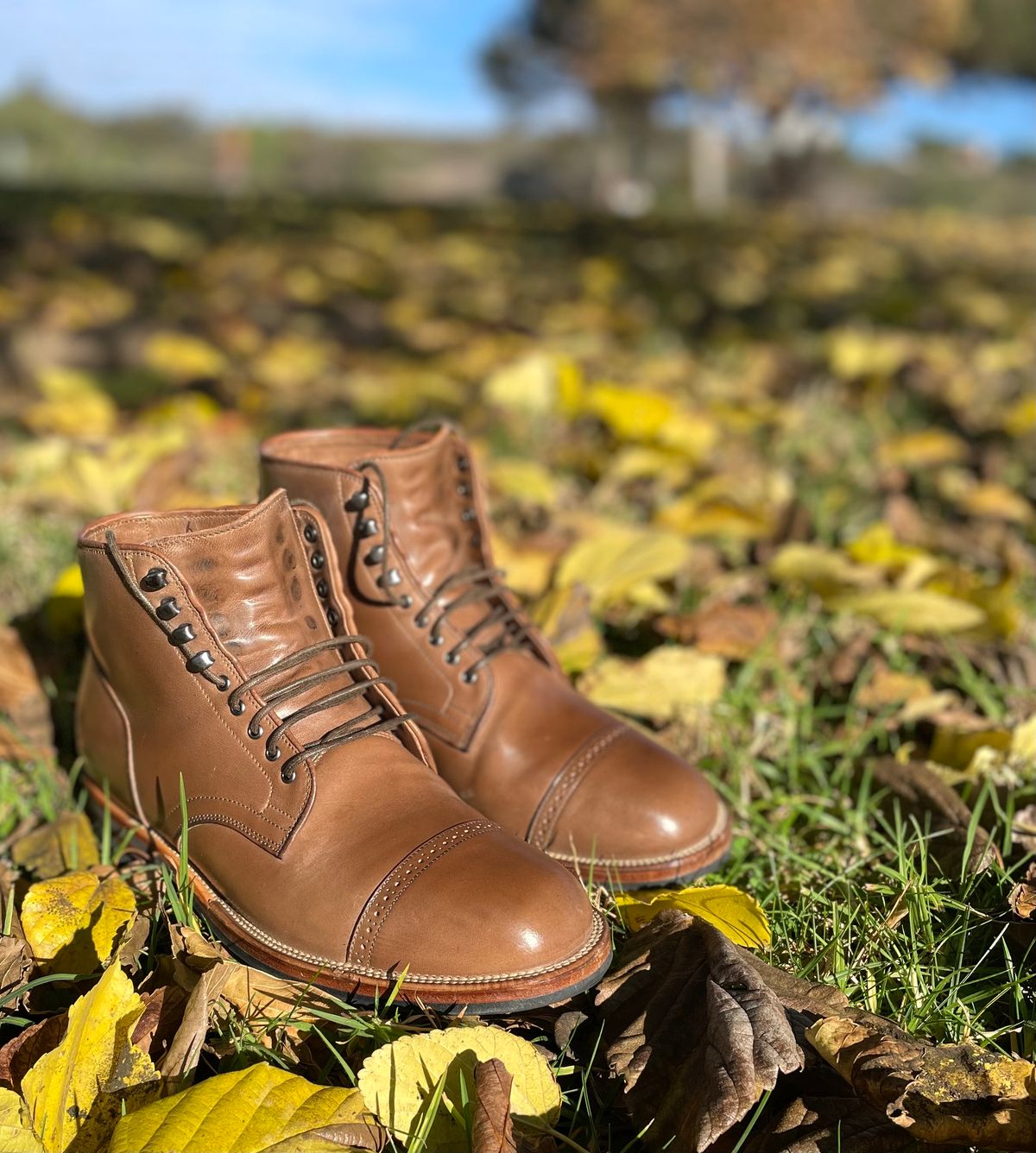 Photo by JuwannaBootMayne on December 5, 2022 of the Viberg Service Boot in Unlisted Leather.