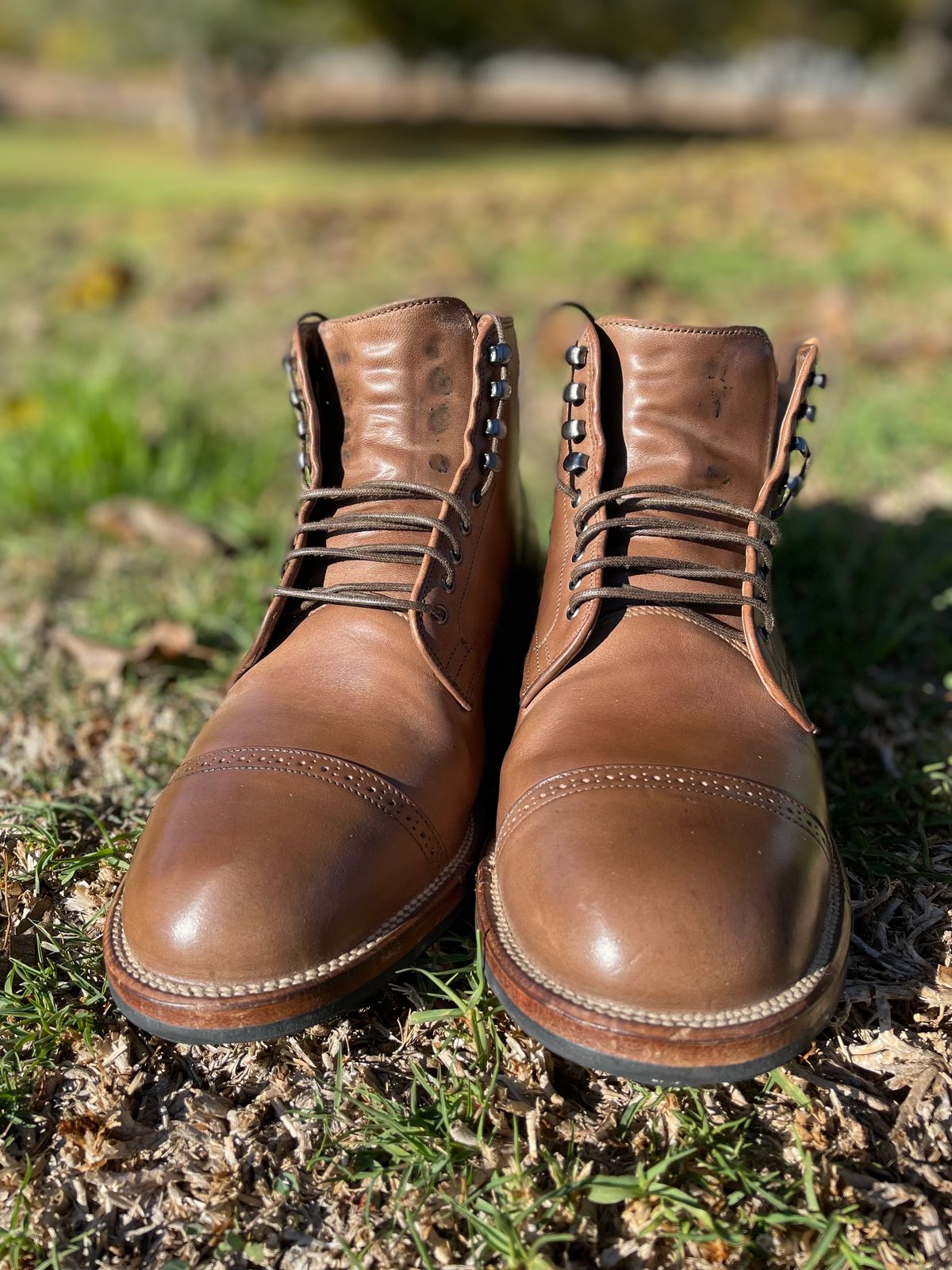 Photo by JuwannaBootMayne on December 5, 2022 of the Viberg Service Boot in Unlisted Leather.