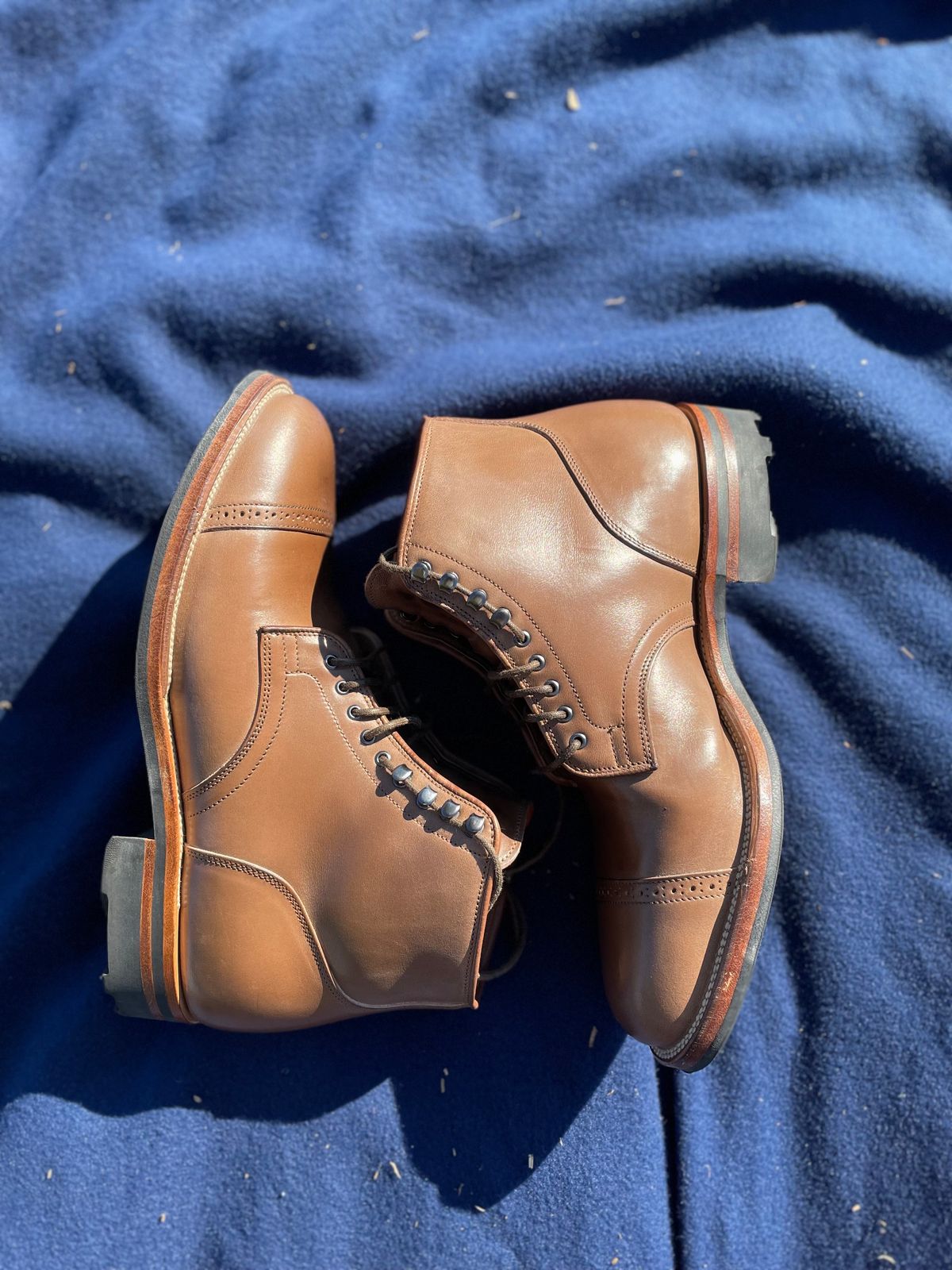 Photo by JuwannaBootMayne on December 5, 2022 of the Viberg Service Boot in Unlisted Leather.