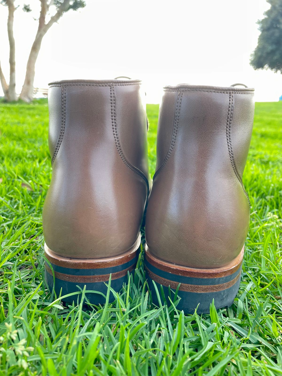Photo by JuwannaBootMayne on January 5, 2023 of the Viberg Service Boot in Unlisted Leather.