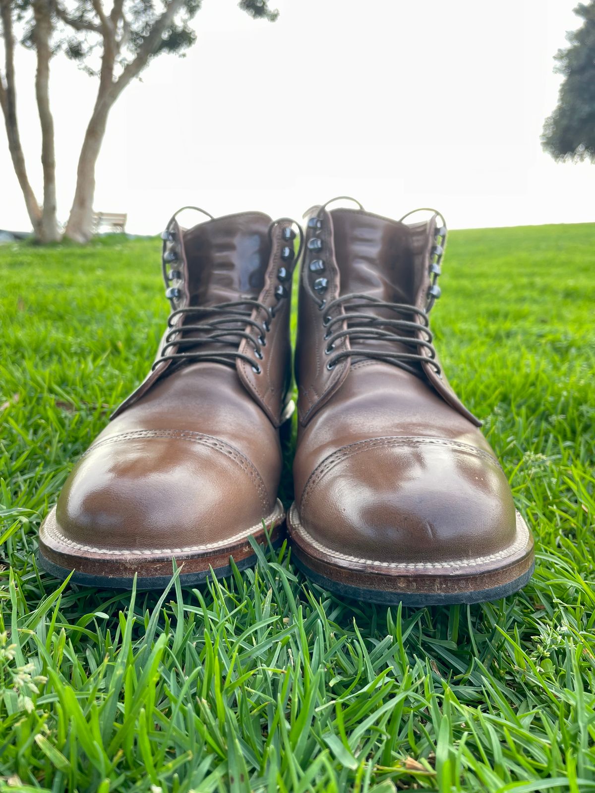 Photo by JuwannaBootMayne on January 5, 2023 of the Viberg Service Boot in Unlisted Leather.