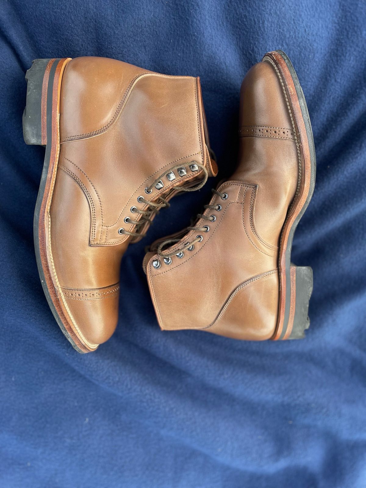 Photo by JuwannaBootMayne on January 5, 2023 of the Viberg Service Boot in Unlisted Leather.