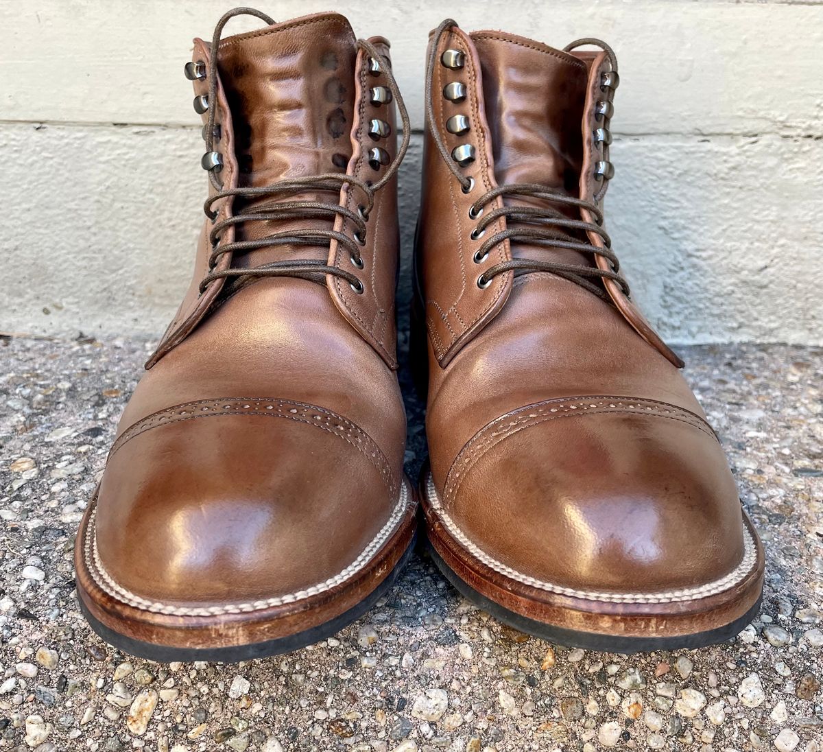 Photo by JuwannaBootMayne on February 6, 2023 of the Viberg Service Boot in Unlisted Leather.