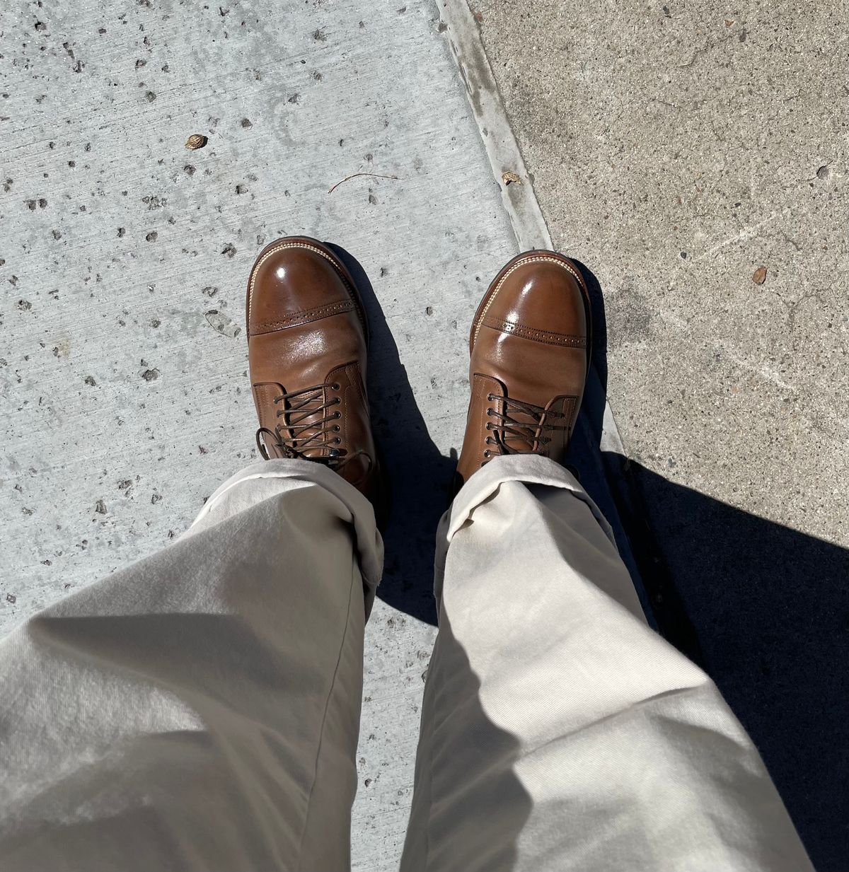 Photo by JuwannaBootMayne on April 5, 2023 of the Viberg Service Boot in Unlisted Leather.