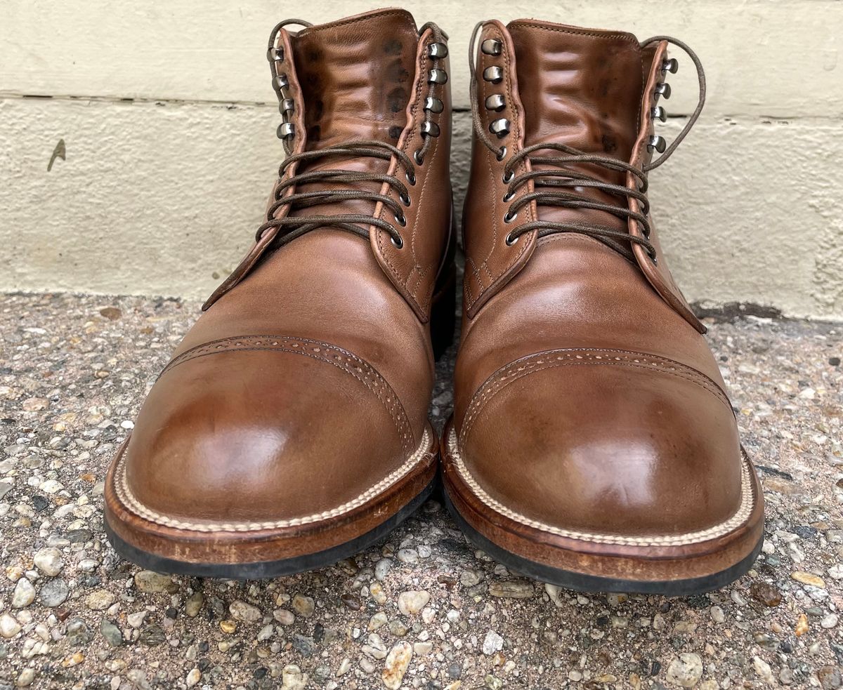 Photo by JuwannaBootMayne on April 5, 2023 of the Viberg Service Boot in Unlisted Leather.