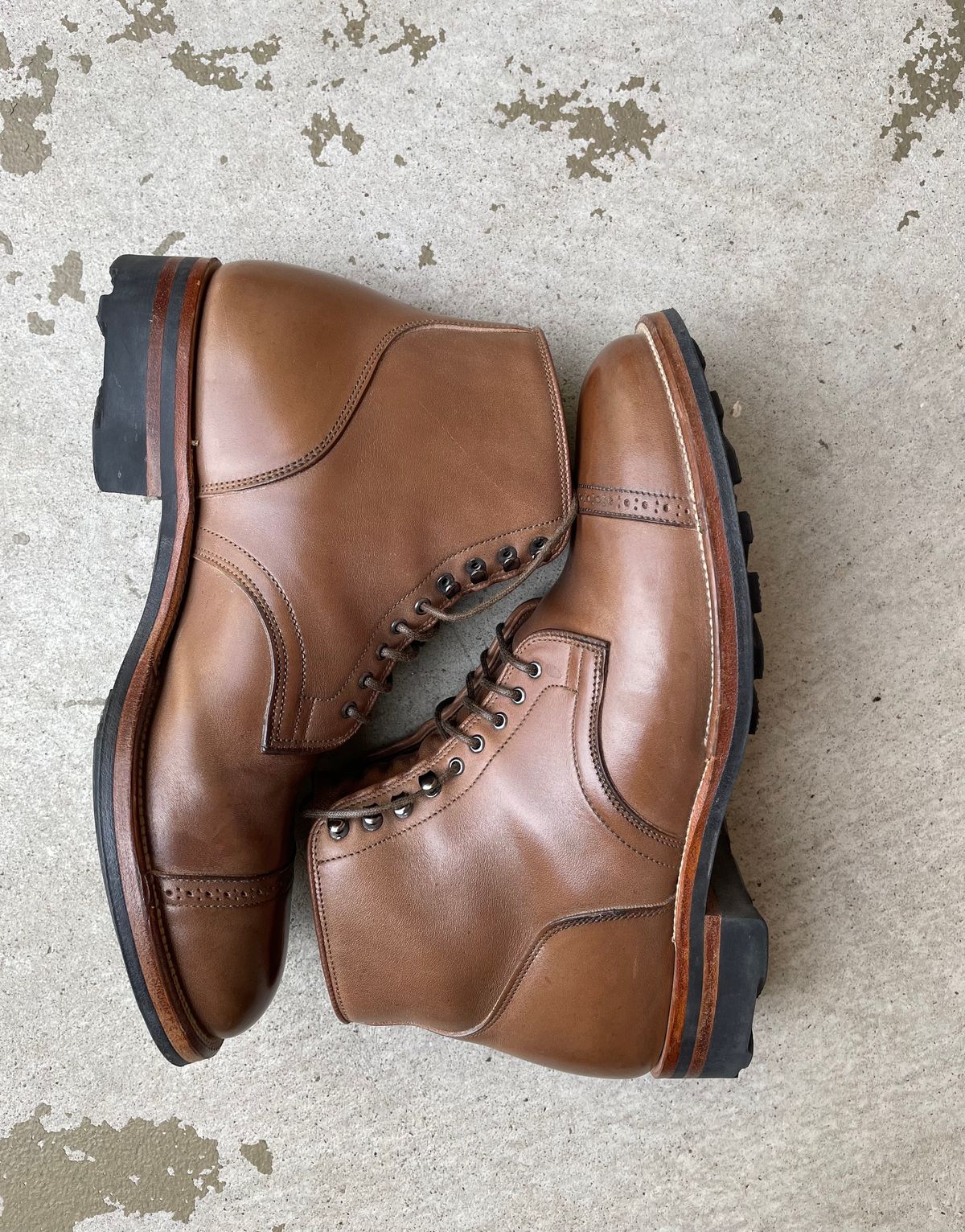 Photo by JuwannaBootMayne on April 5, 2023 of the Viberg Service Boot in Unlisted Leather.