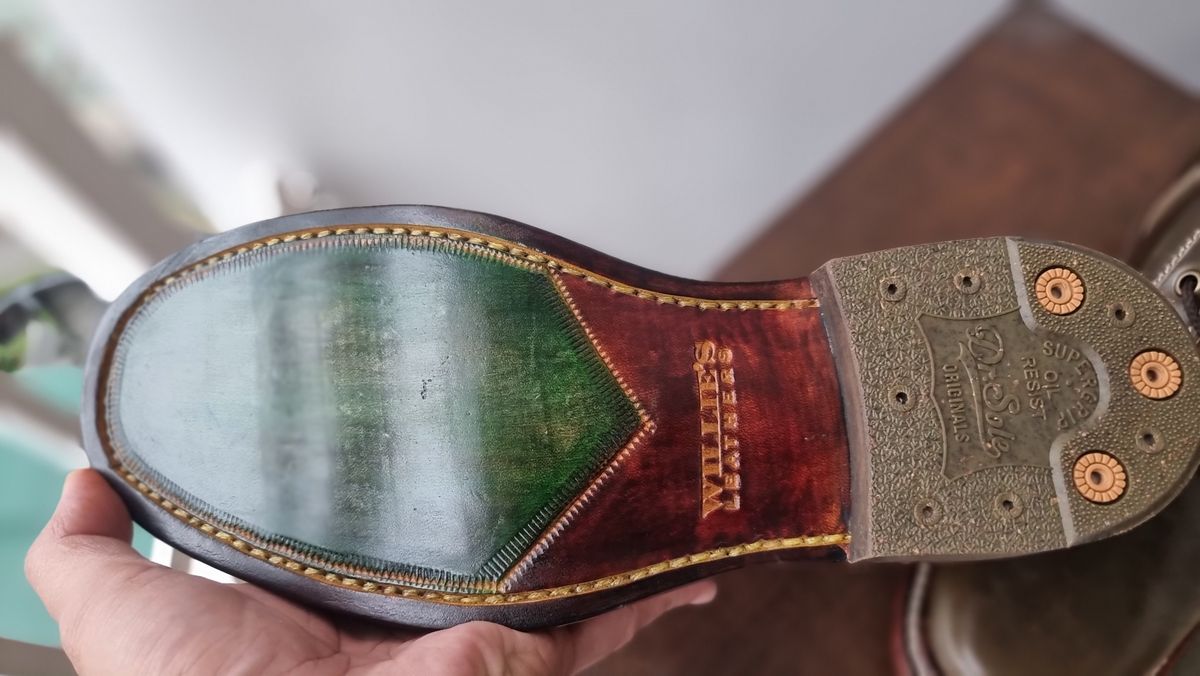 Photo by William on October 4, 2023 of the Willie's Handmade Boots Boondocker in Maryam Olive Horsebutt.