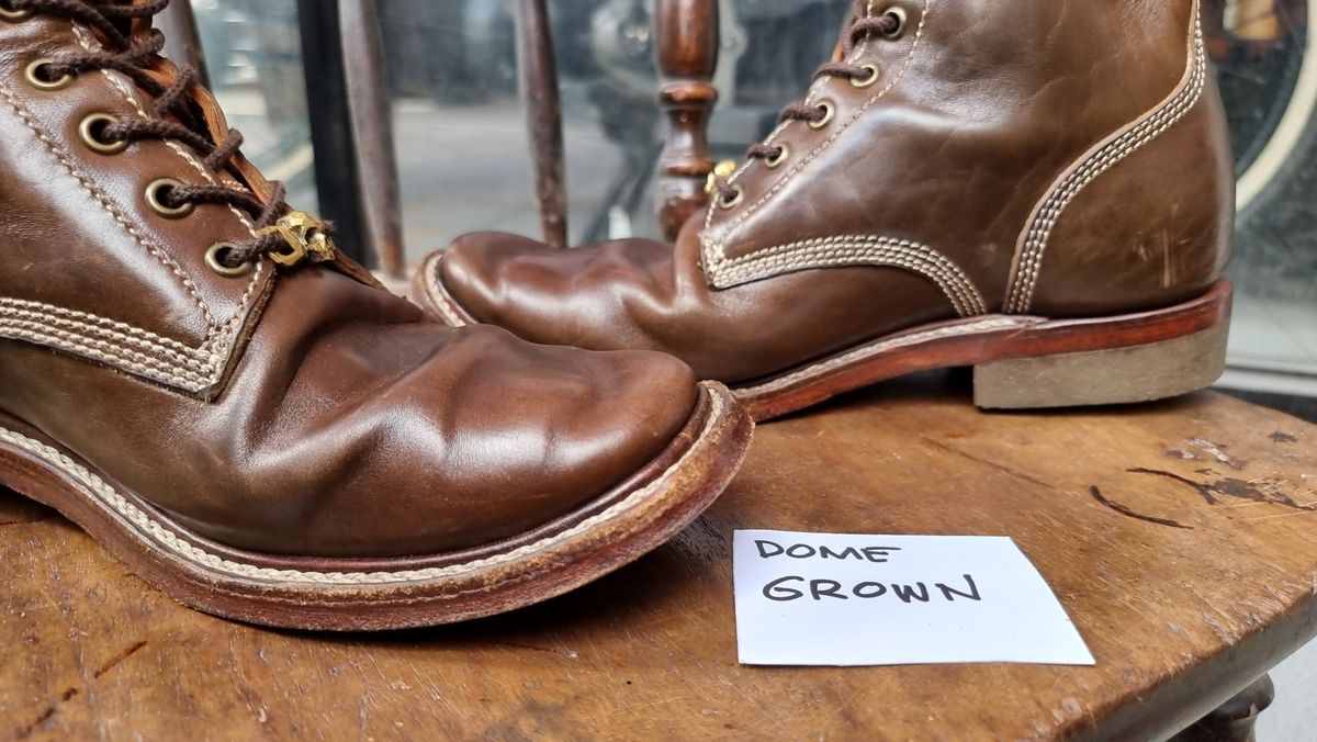Photo by William on November 4, 2023 of the Willie's Handmade Boots Boondocker in Maryam Olive Horsebutt.