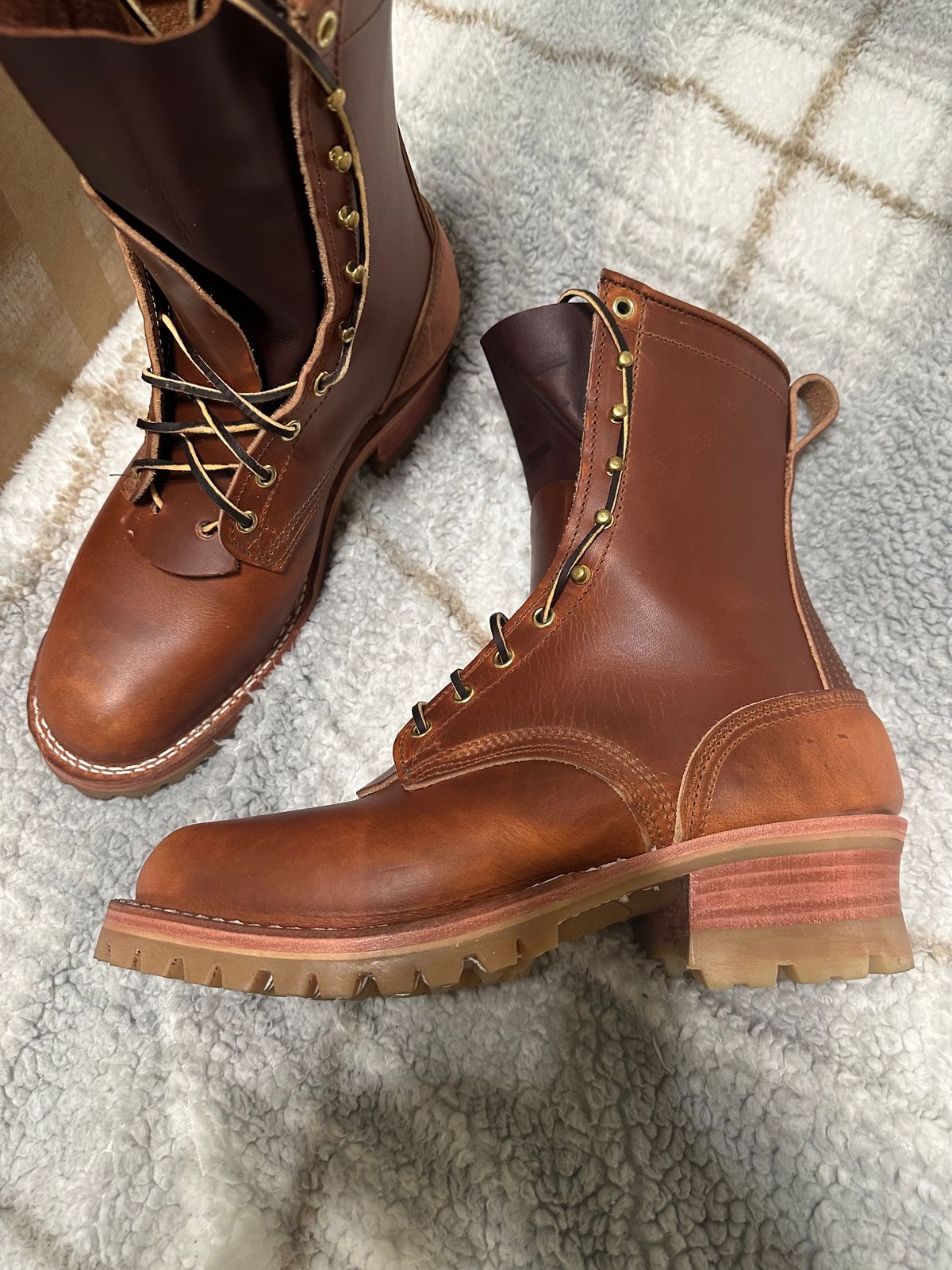 Photo by Doug_H on March 3, 2023 of the Nicks Unlisted Model in Wickett & Craig Natural Double Stuffed.