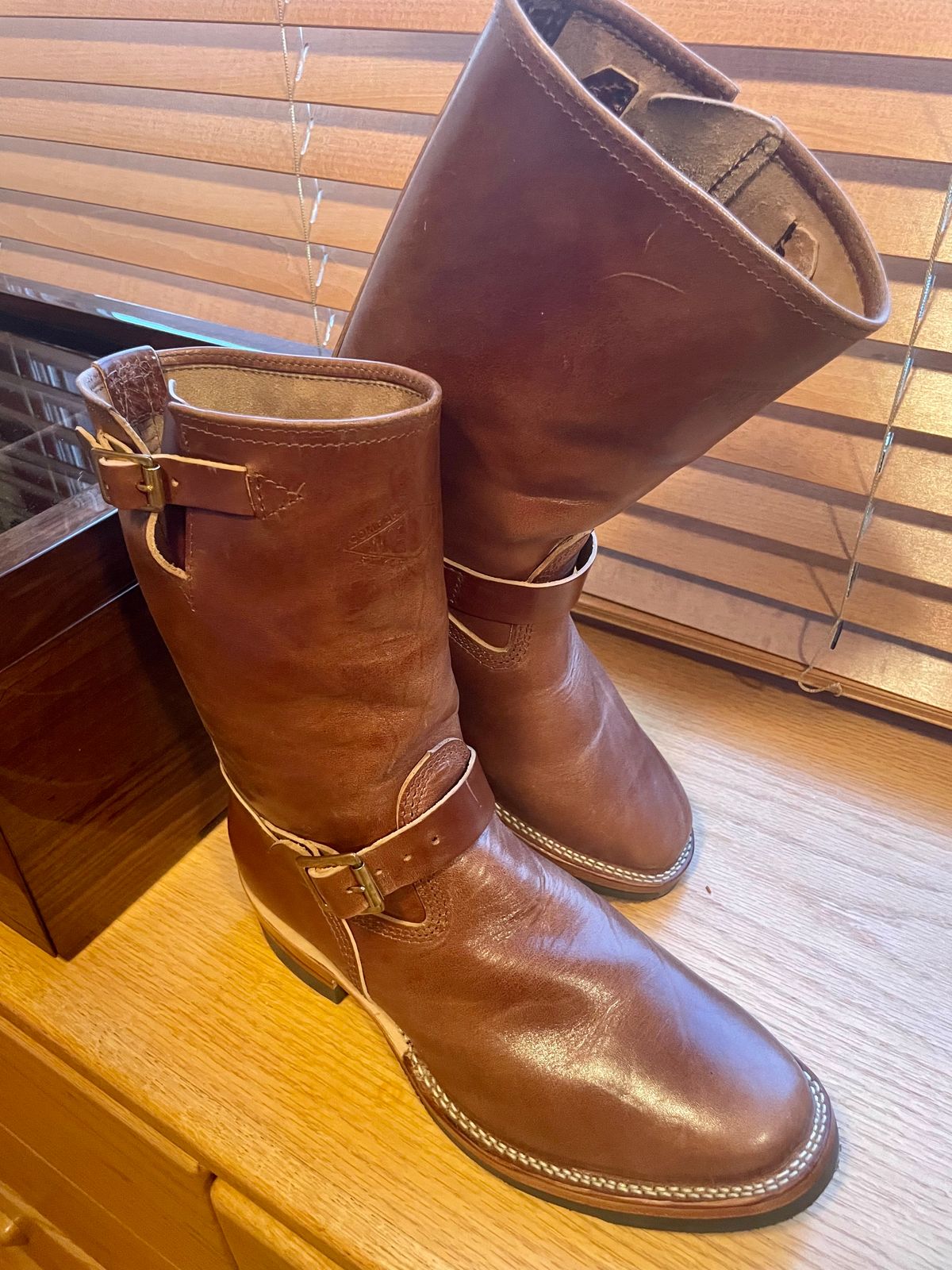 Photo by bootsinbend on October 1, 2022 of the Wesco Mister Lou in Maryam Toscanello TPR Horsebutt.