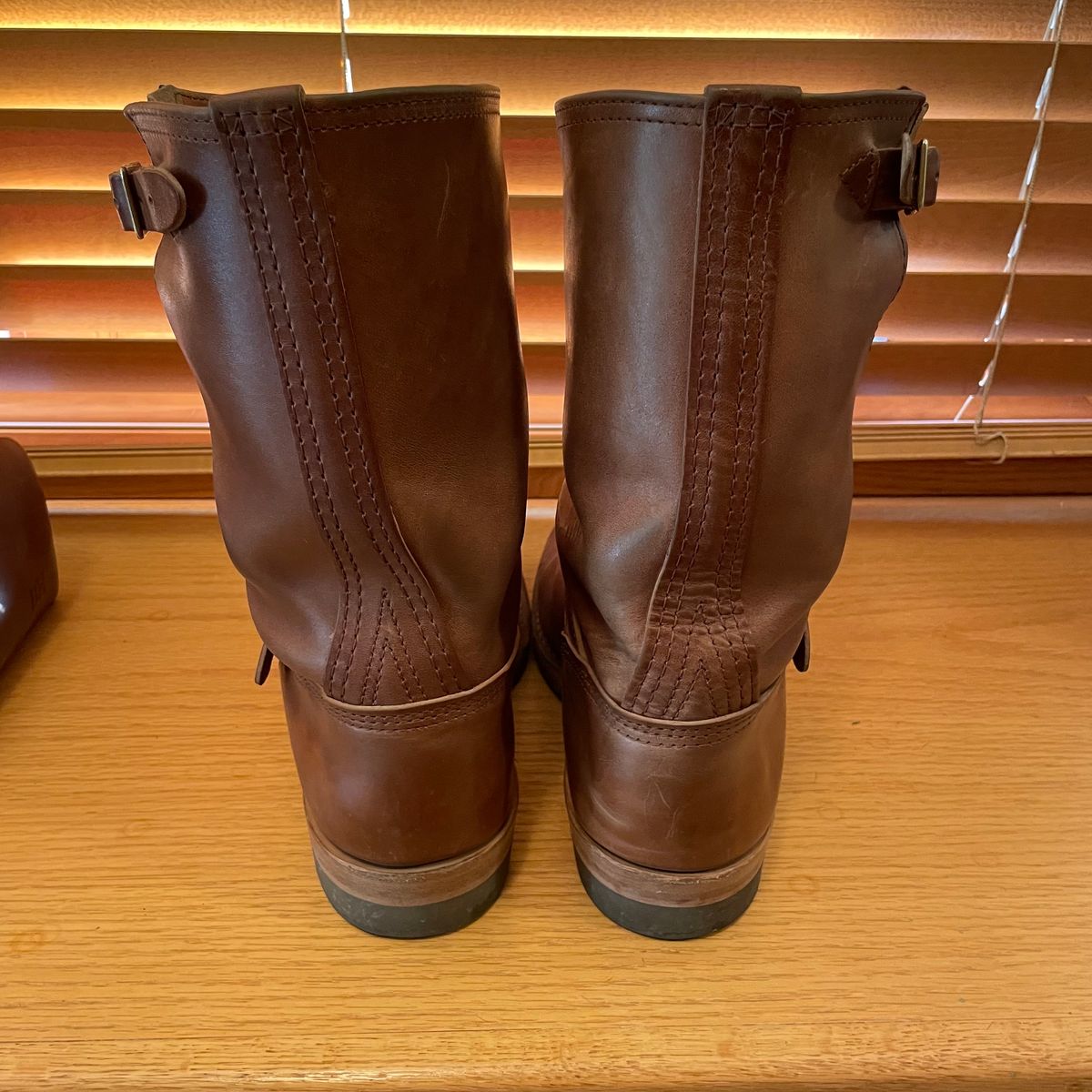 Photo by bootsinbend on November 1, 2022 of the Wesco Mister Lou in Maryam Toscanello TPR Horsebutt.