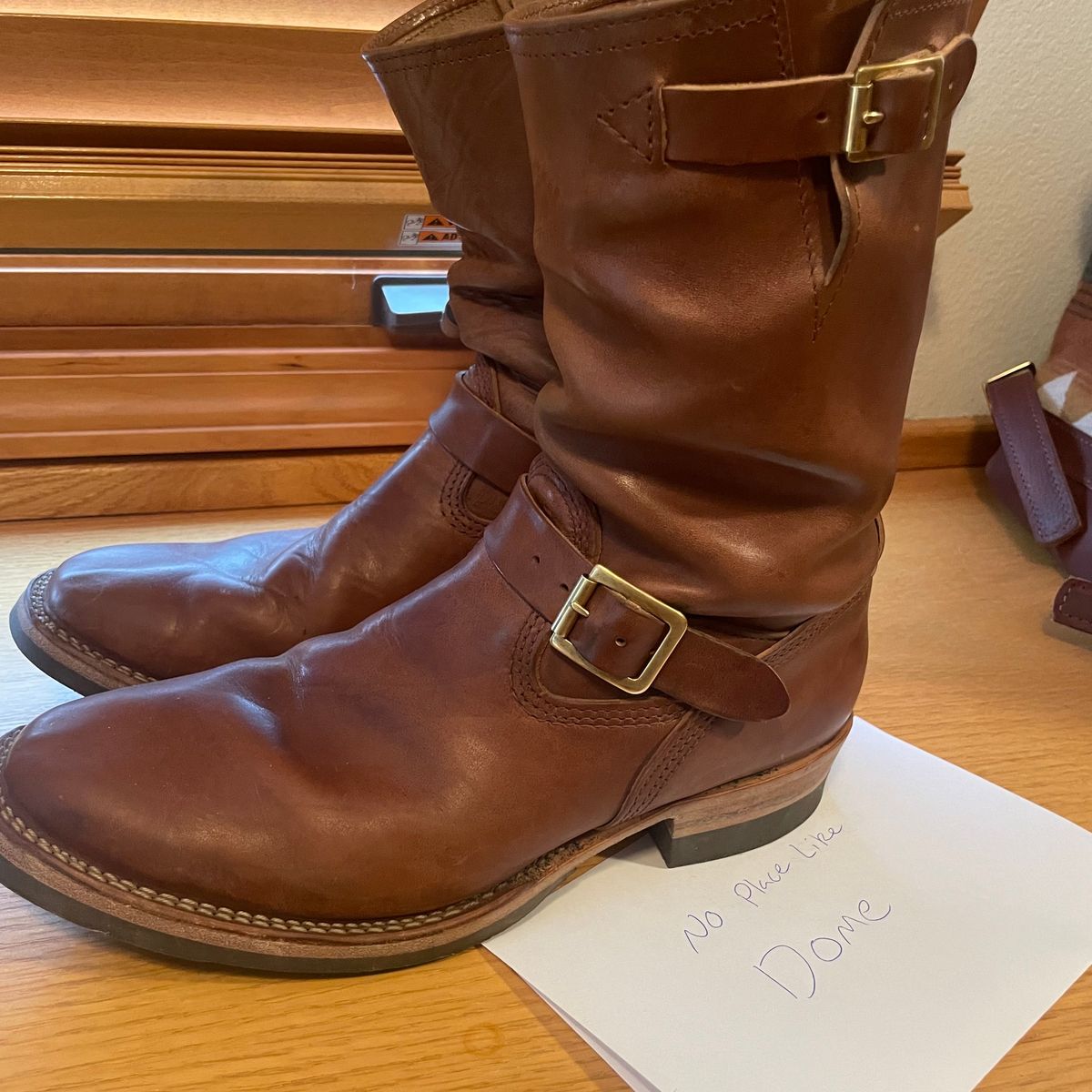 Photo by bootsinbend on November 1, 2022 of the Wesco Mister Lou in Maryam Toscanello TPR Horsebutt.
