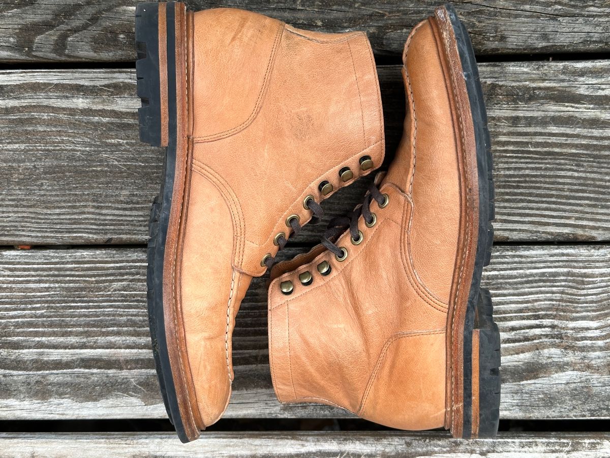 Photo by drivera16 on January 2, 2023 of the Grant Stone Ottawa Boot in Incas Natural Kangaroo.