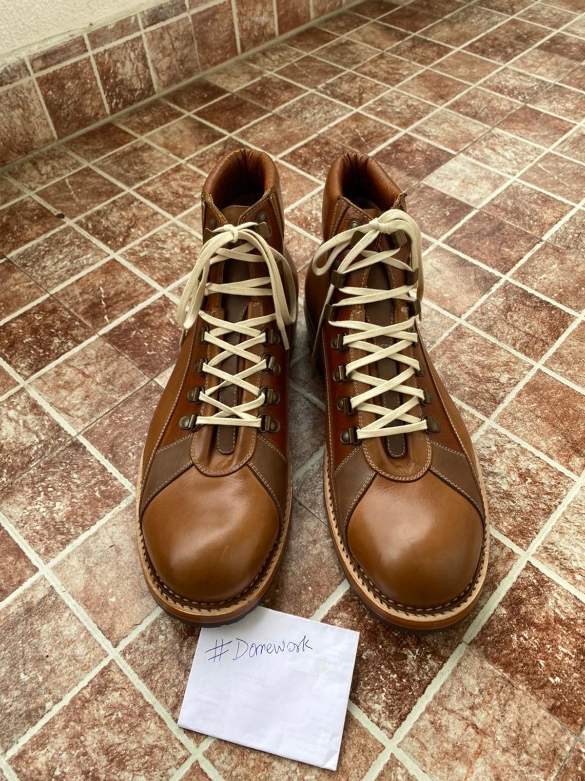 Photo by technolounge1001 on October 6, 2022 of the Blkbrd Shoemaker Unlisted Model in Unknown Leather.