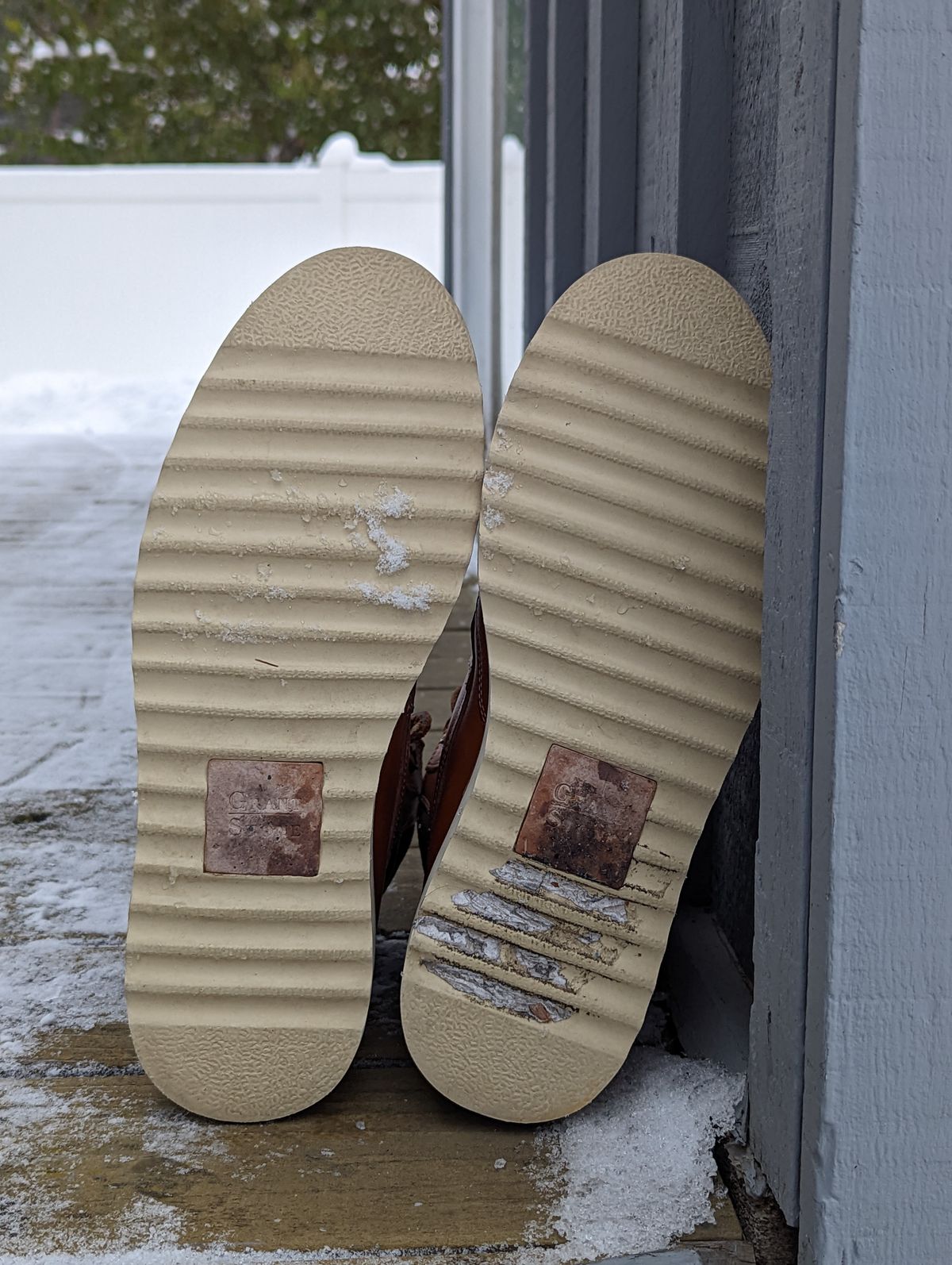 Photo by Vultain on December 6, 2022 of the Grant Stone Field Boot in Badalassi Carlo Saddle Tan Minerva.