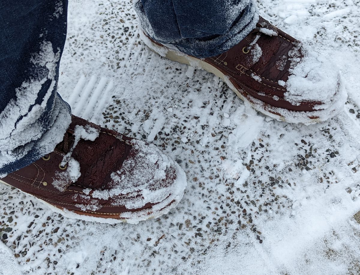 Photo by Vultain on November 28, 2022 of the Grant Stone Field Boot in Seidel Walnut Bison.