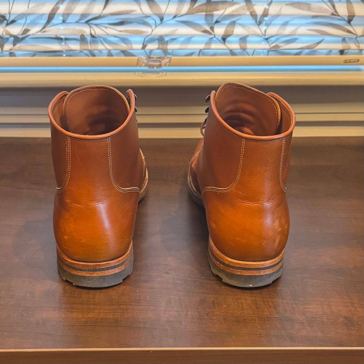 Photo by drwatcherman on December 5, 2025 of the Viberg Service Boot in Annonay Tan French Vocalou.