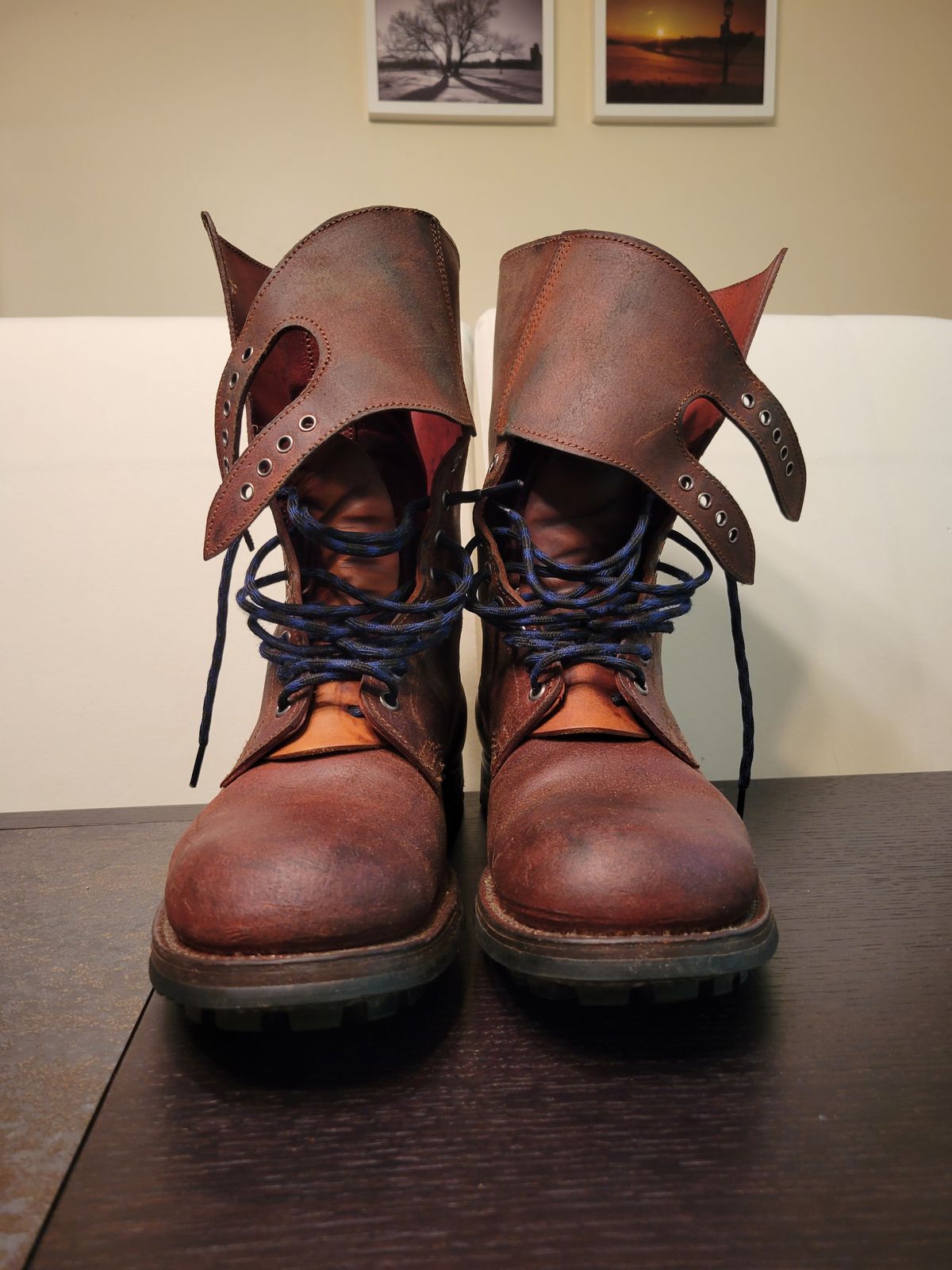Photo by tonbost on November 4, 2023 of the Marbo French Rangers 1962 in Unknown Leather.