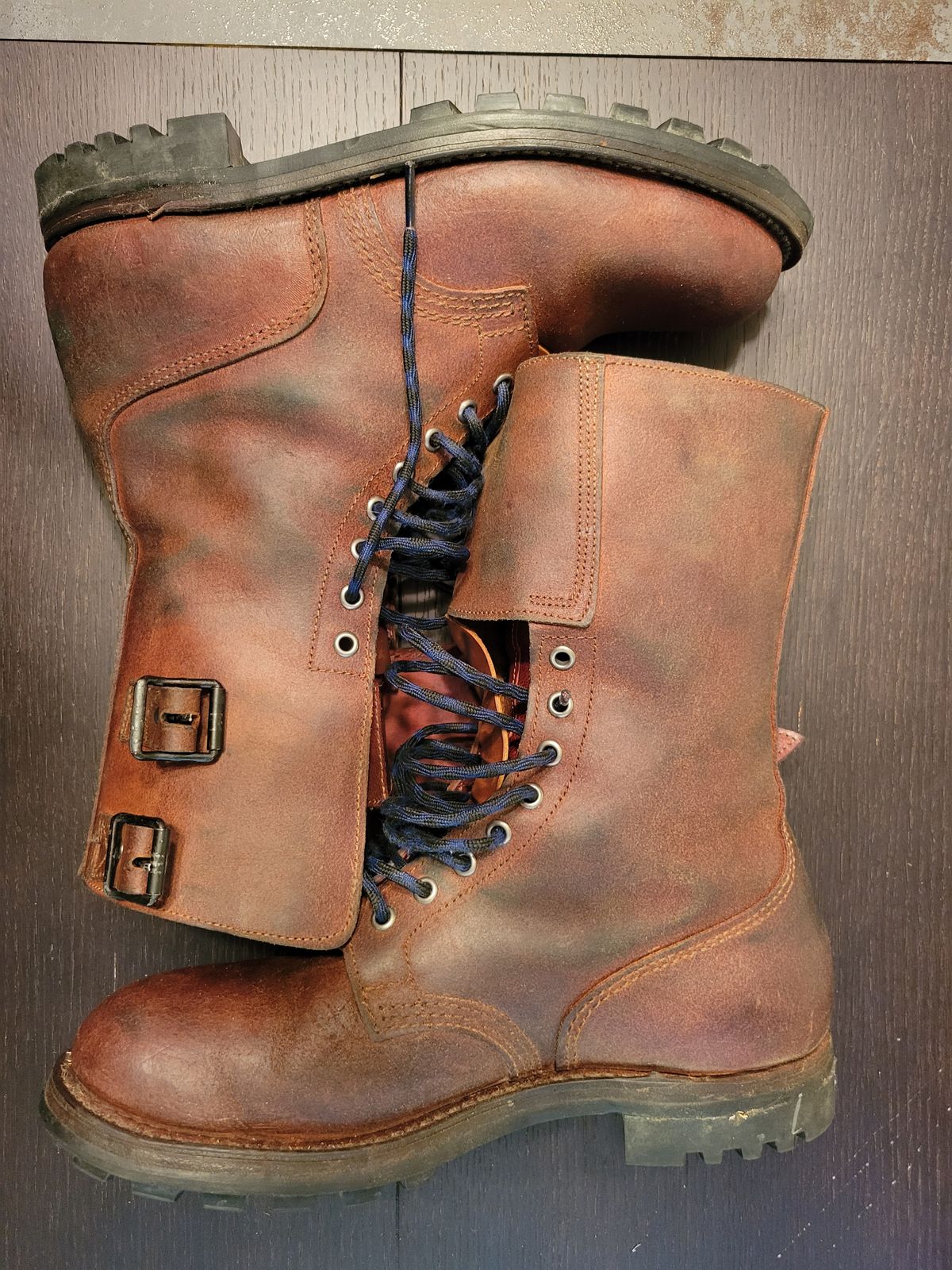 Photo by tonbost on November 4, 2023 of the Marbo French Rangers 1962 in Unknown Leather.
