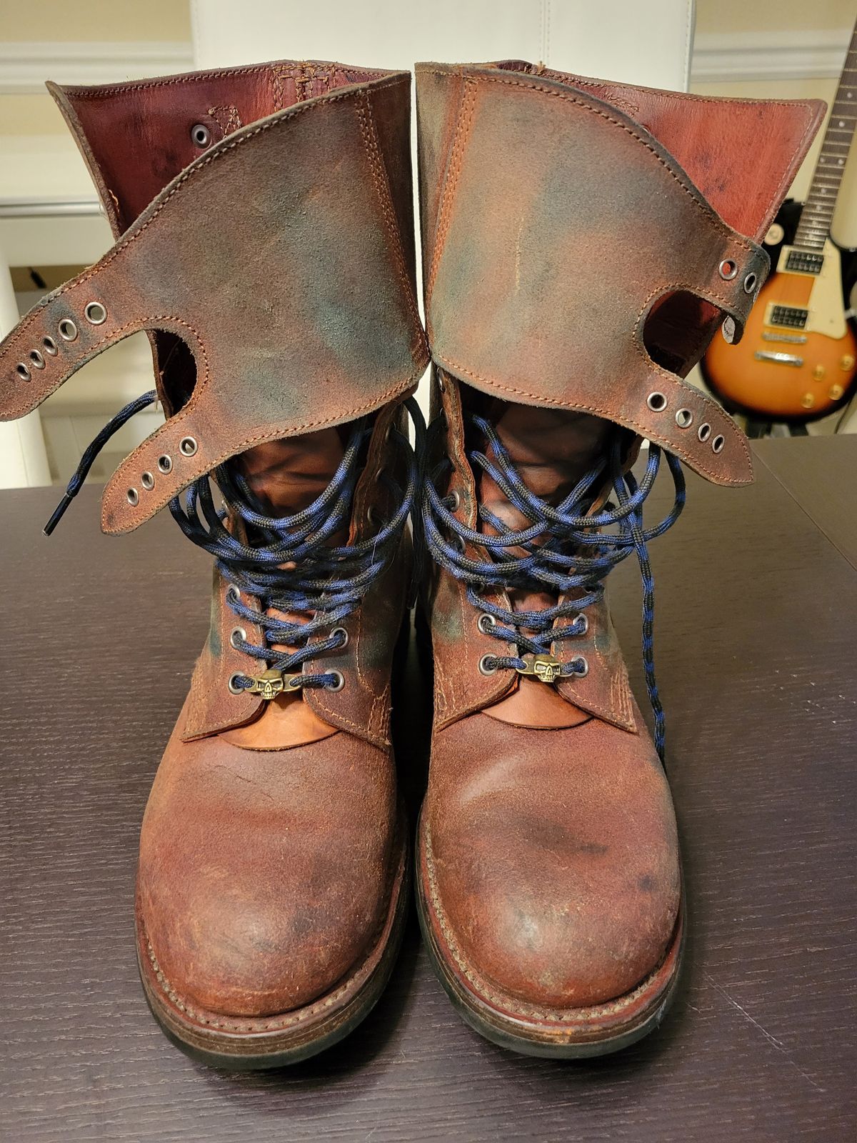 Photo by tonbost on December 5, 2023 of the Marbo French Rangers 1962 in Unknown Leather.