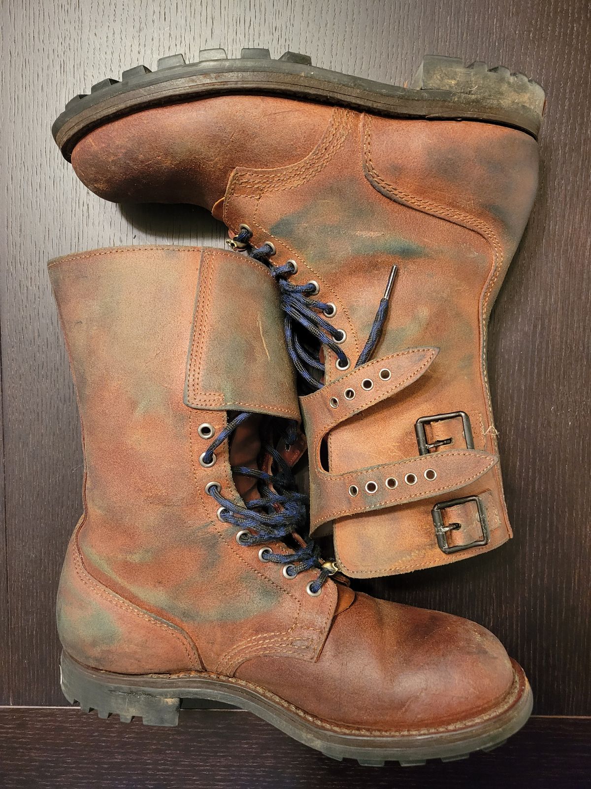 Photo by tonbost on December 5, 2023 of the Marbo French Rangers 1962 in Unknown Leather.