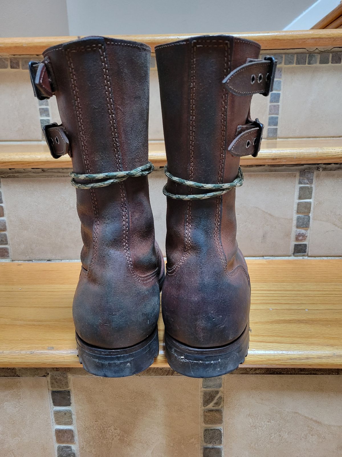 Photo by tonbost on April 4, 2024 of the Marbo French Rangers 1962 in Unknown Leather.