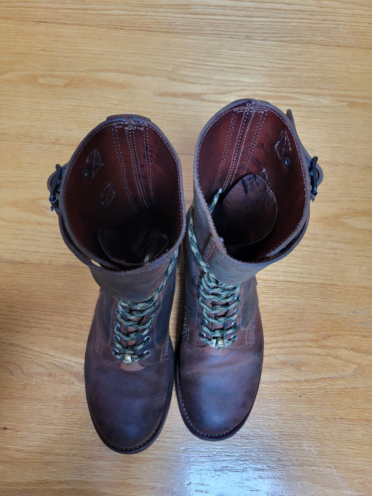 Photo by tonbost on April 4, 2024 of the Marbo French Rangers 1962 in Unknown Leather.