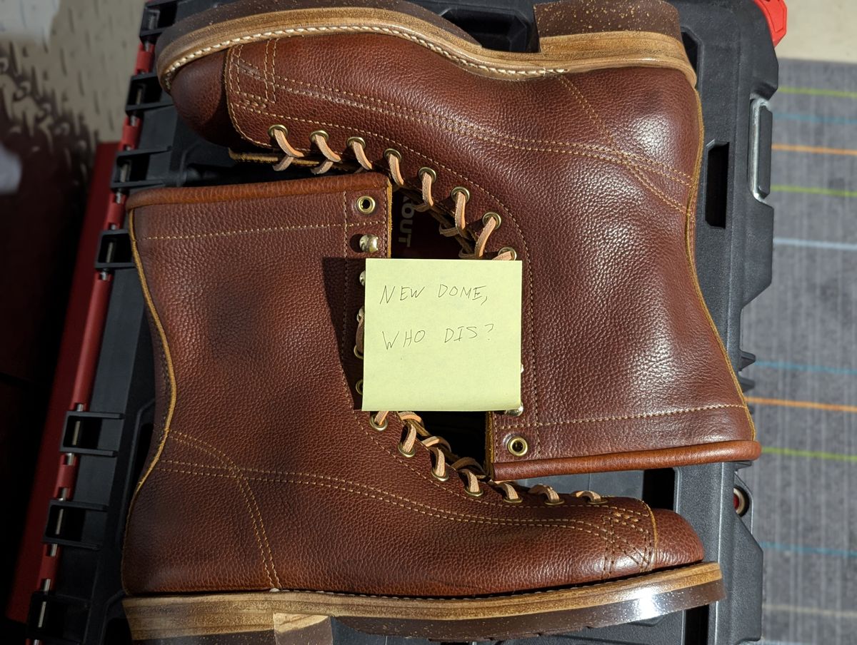 Photo by msmith1389 on October 1, 2025 of the Kustom Kraft Custom Model in Kobel Russet Harness.