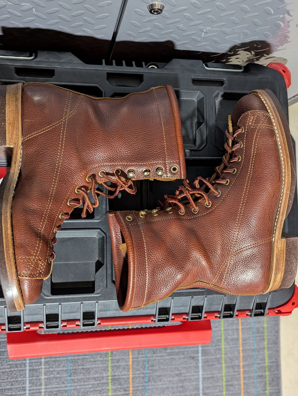 Photo by msmith1389 on March 1, 2026 of the Kustom Kraft Custom Model in Kobel Russet Harness.