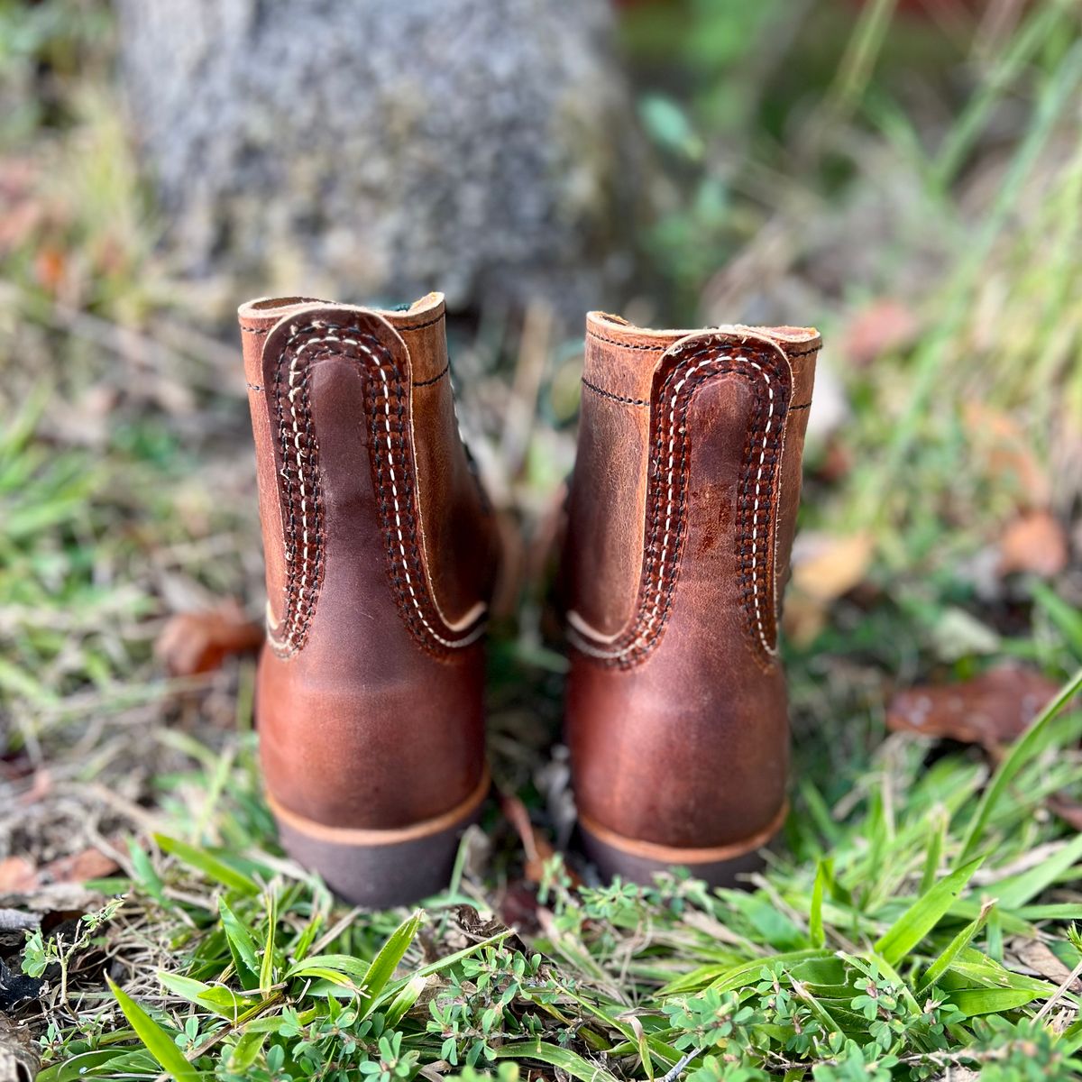Photo by DaveFromAccounting on October 1, 2025 of the Red Wing Iron Ranger in S.B. Foot Copper Rough and Tough.