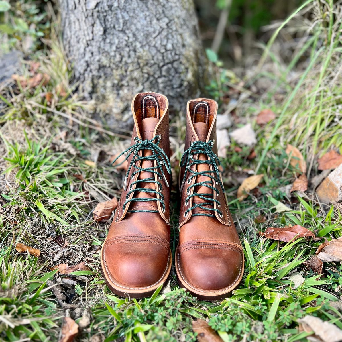 Photo by DaveFromAccounting on October 1, 2025 of the Red Wing Iron Ranger in S.B. Foot Copper Rough and Tough.