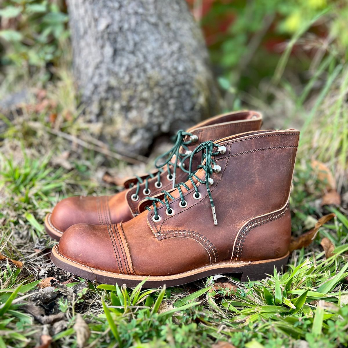 Photo by DaveFromAccounting on October 1, 2025 of the Red Wing Iron Ranger in S.B. Foot Copper Rough and Tough.