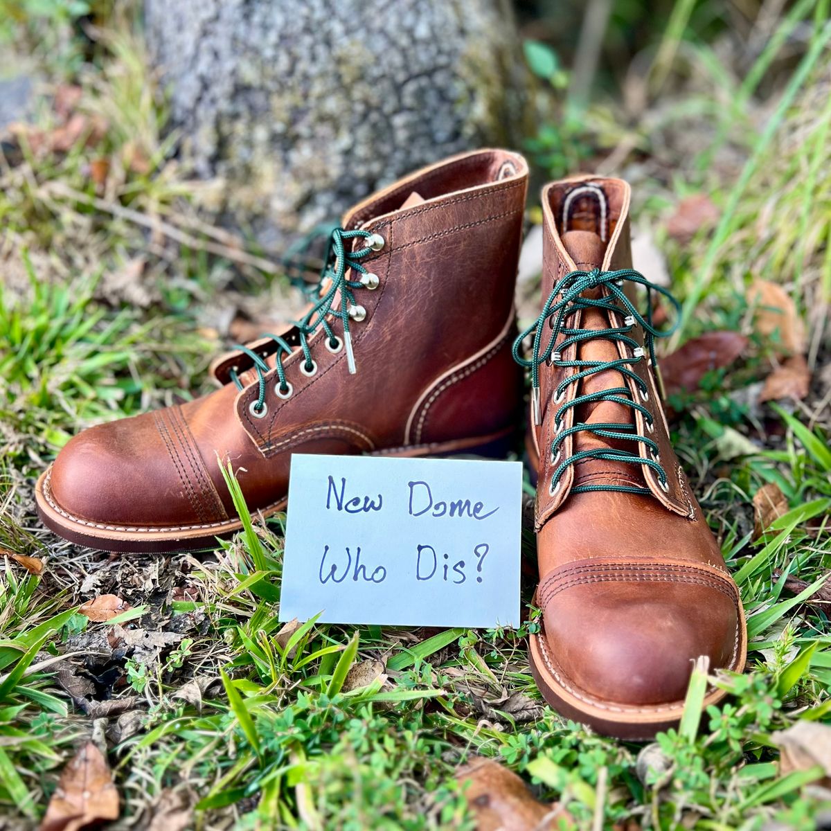 Photo by DaveFromAccounting on October 1, 2025 of the Red Wing Iron Ranger in S.B. Foot Copper Rough and Tough.