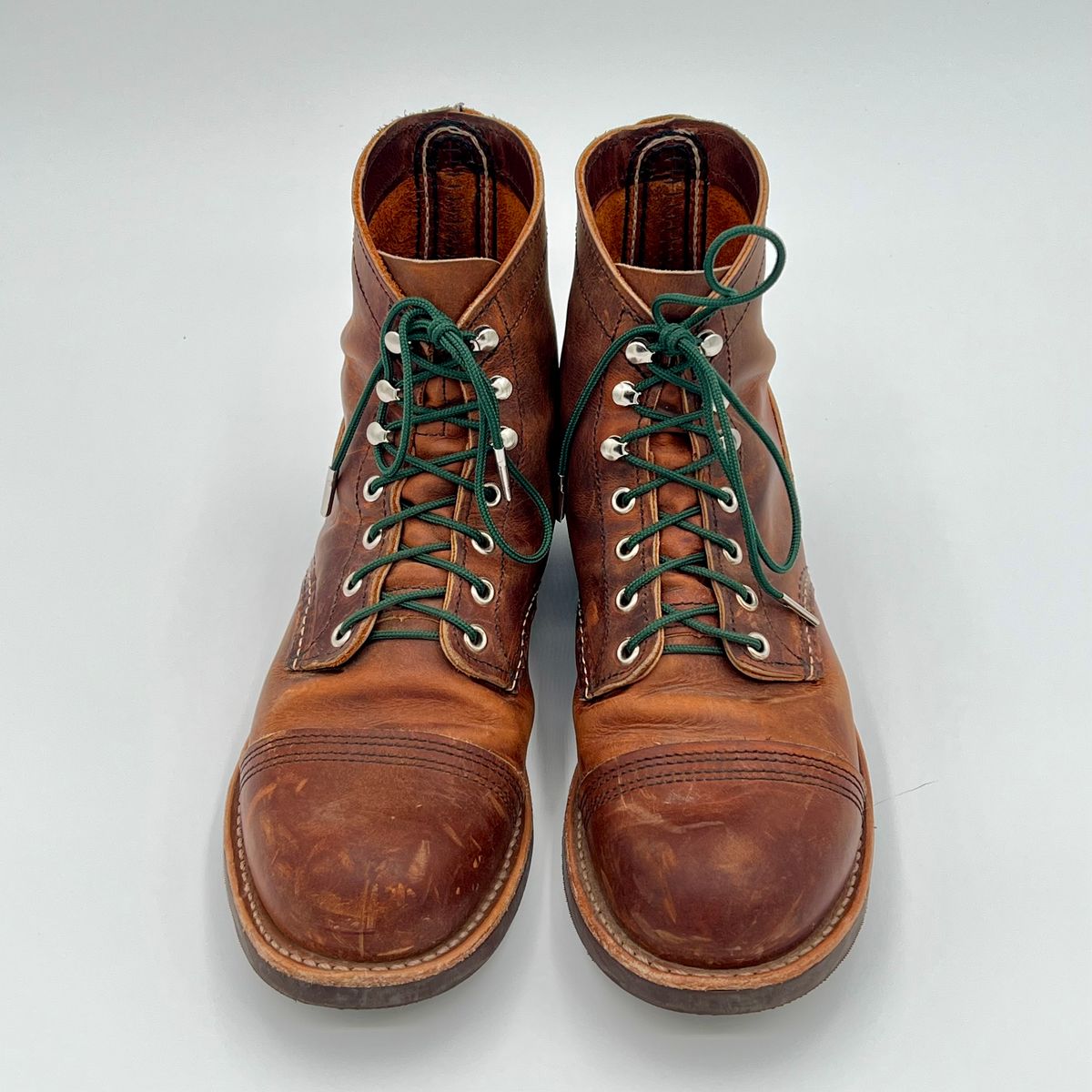 Photo by DaveFromAccounting on November 5, 2025 of the Red Wing Iron Ranger in S.B. Foot Copper Rough and Tough.