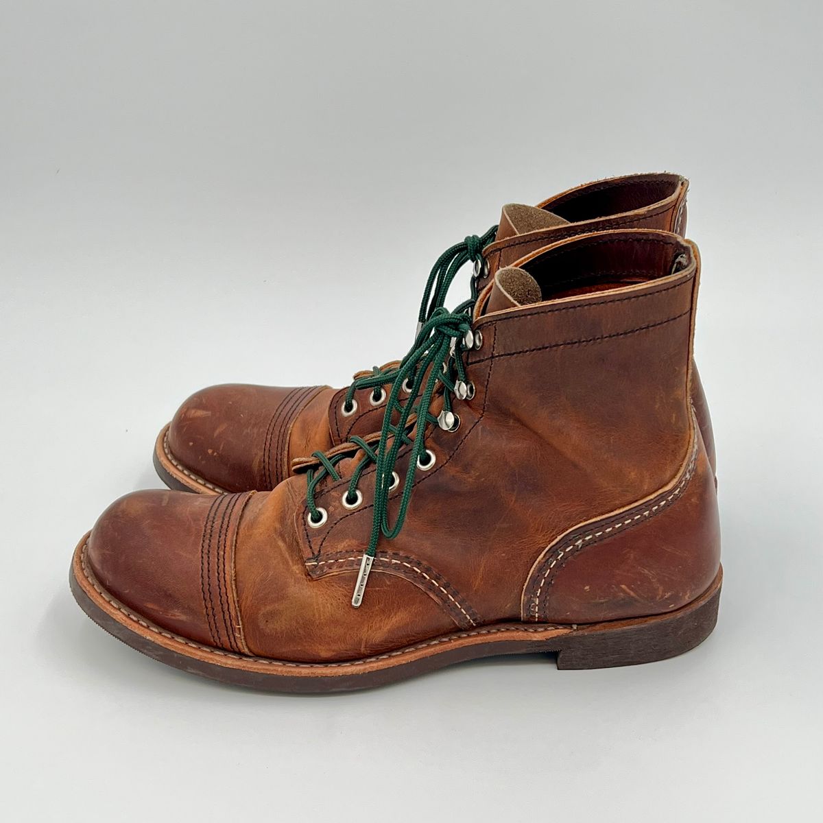 Photo by DaveFromAccounting on November 5, 2025 of the Red Wing Iron Ranger in S.B. Foot Copper Rough and Tough.
