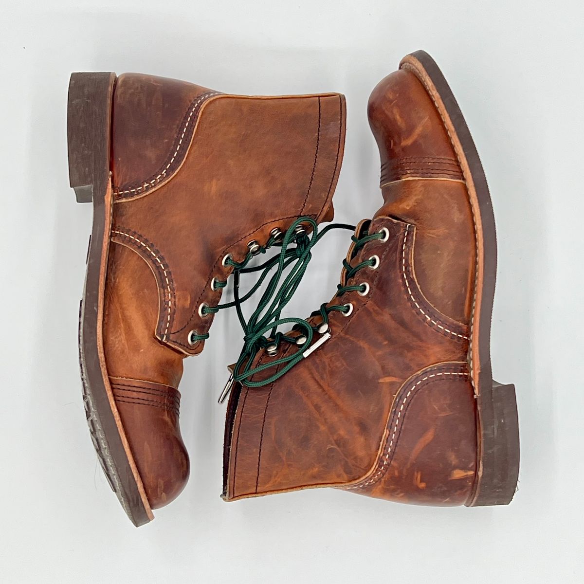 Photo by DaveFromAccounting on November 5, 2025 of the Red Wing Iron Ranger in S.B. Foot Copper Rough and Tough.