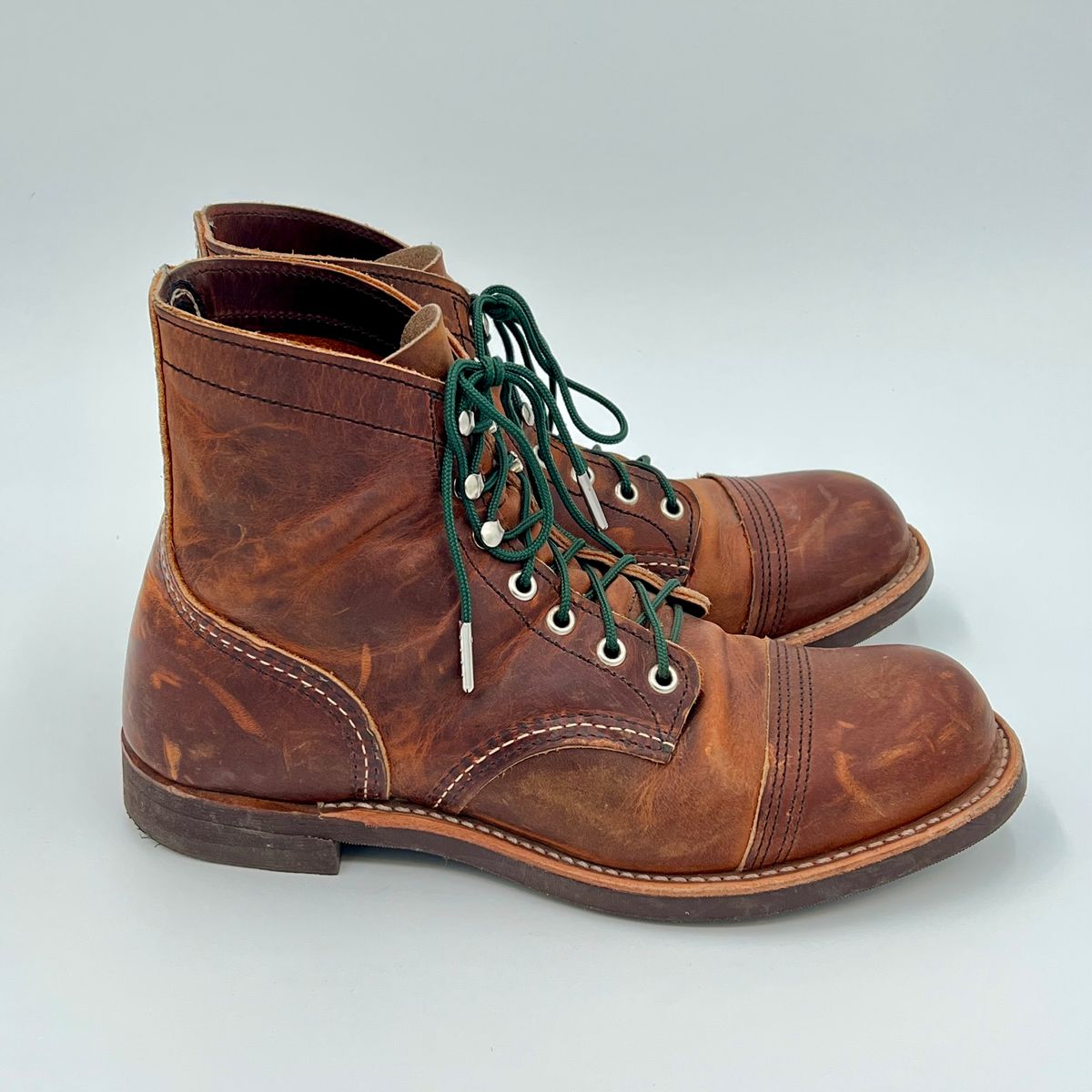 Photo by DaveFromAccounting on November 5, 2025 of the Red Wing Iron Ranger in S.B. Foot Copper Rough and Tough.