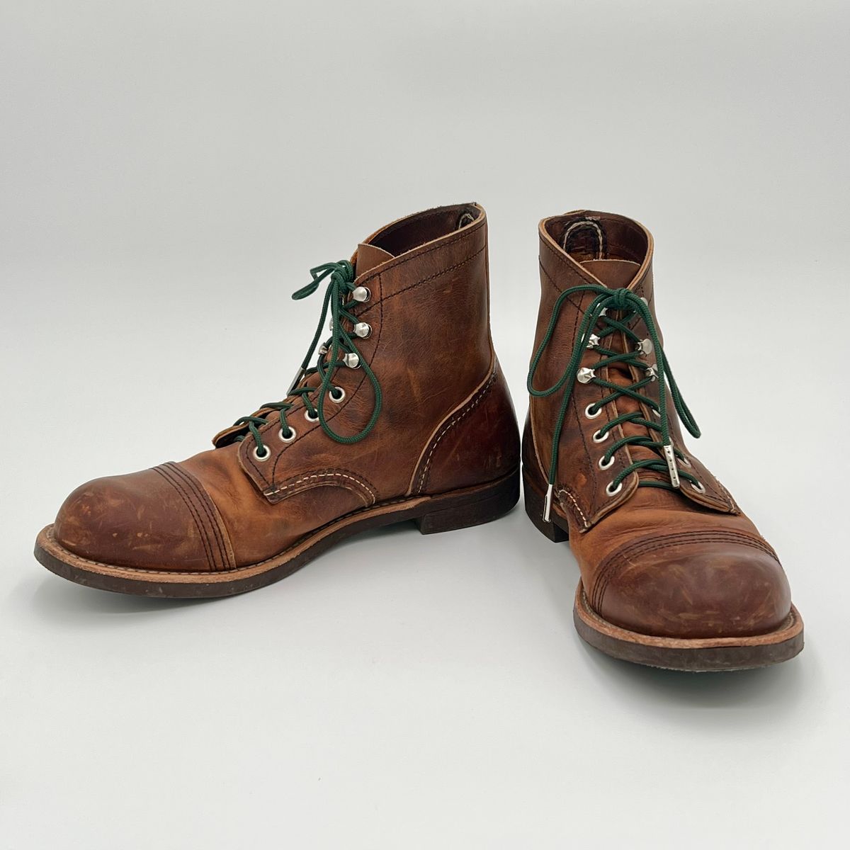 Photo by DaveFromAccounting on December 2, 2025 of the Red Wing Iron Ranger in S.B. Foot Copper Rough and Tough.