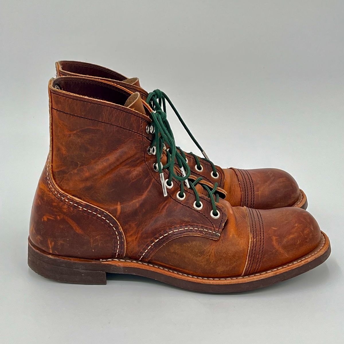 Photo by DaveFromAccounting on December 2, 2025 of the Red Wing Iron Ranger in S.B. Foot Copper Rough and Tough.