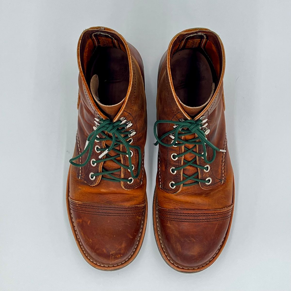 Photo by DaveFromAccounting on December 2, 2025 of the Red Wing Iron Ranger in S.B. Foot Copper Rough and Tough.