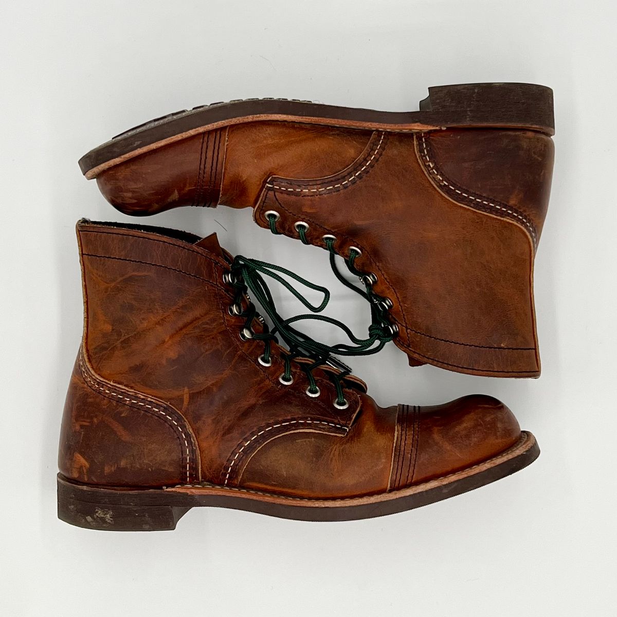 Photo by DaveFromAccounting on January 4, 2026 of the Red Wing Iron Ranger in S.B. Foot Copper Rough and Tough.