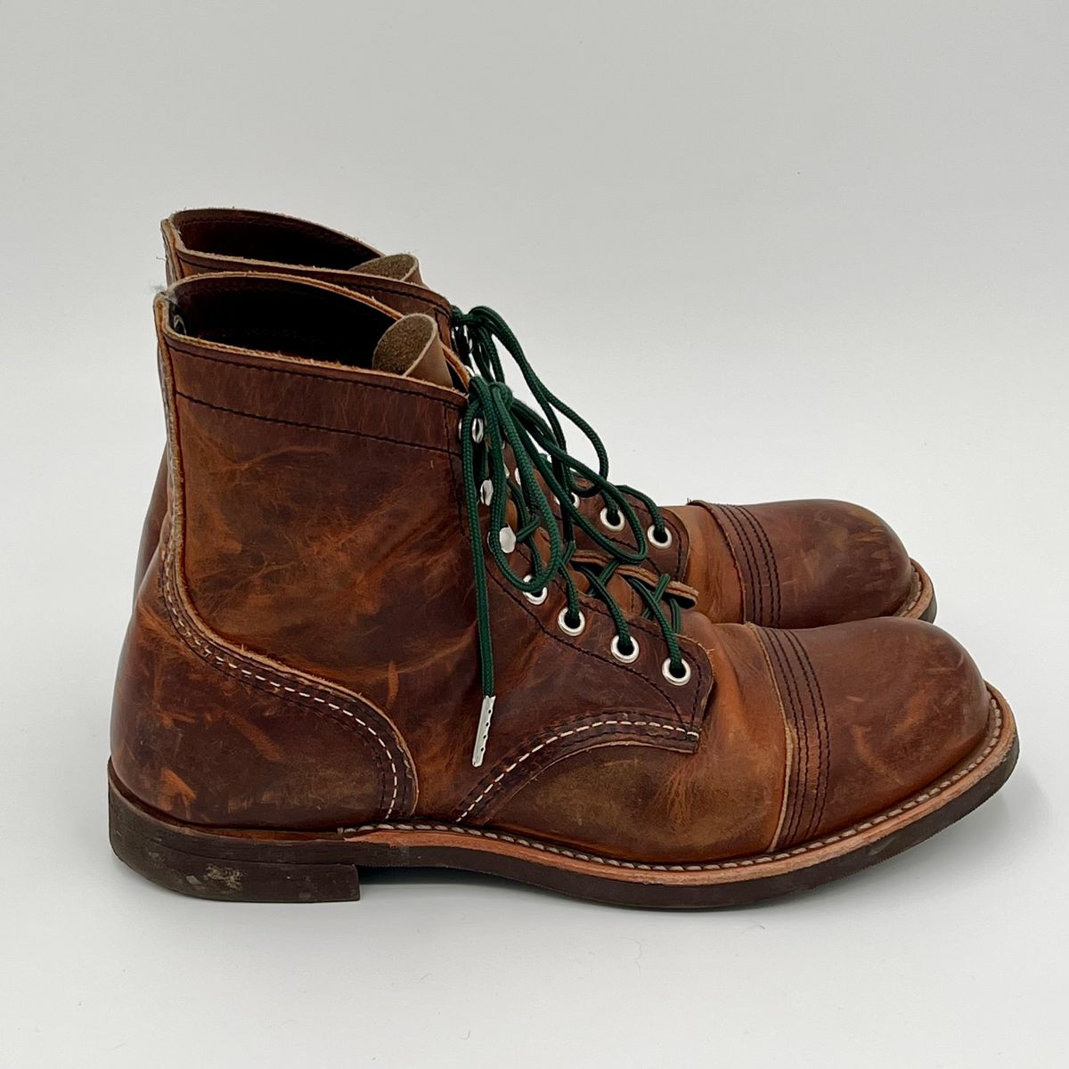 Photo by DaveFromAccounting on January 4, 2026 of the Red Wing Iron Ranger in S.B. Foot Copper Rough and Tough.