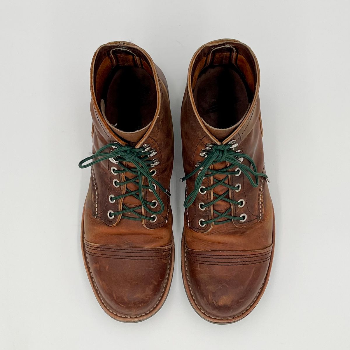 Photo by DaveFromAccounting on January 4, 2026 of the Red Wing Iron Ranger in S.B. Foot Copper Rough and Tough.